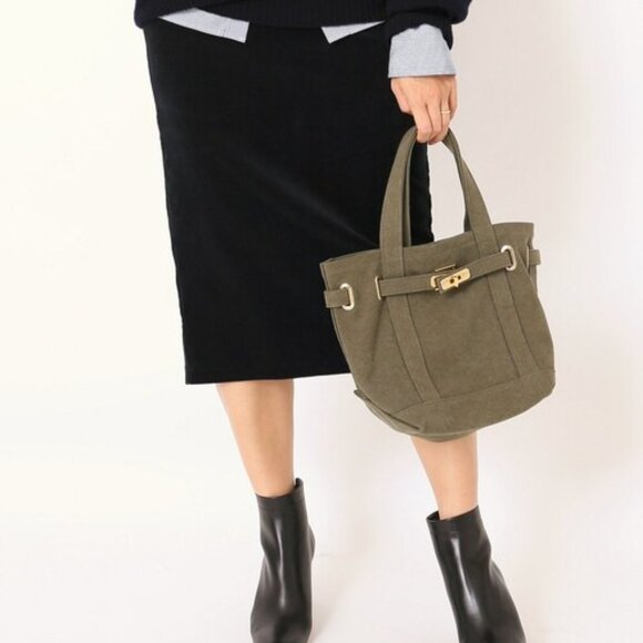 United Arrows  Japan Canvas Tote Crossbody Bag - Picture 2 of 16